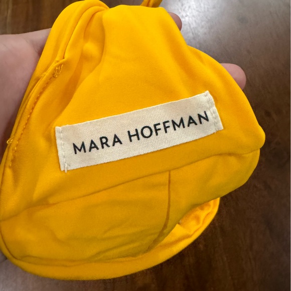 New! Mara Hoffman Abigail Bikini Top Size Small - Picture 5 of 8